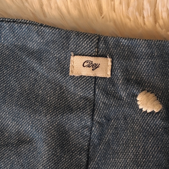 Obey Polka Dot pinup shorts Y2K NWOT - Picture 4 of 9